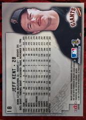 Back  | Jeff Kent Baseball Cards 2001 Fleer Showcase