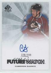 Cameron Gaunce [Autograph] Hockey Cards 2011 SP Authentic Prices