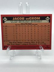 Back Of Card | Jacob DeGrom Baseball Cards 2021 Topps Update 1986 35th Anniversary