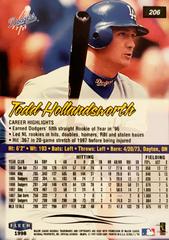 Rear | Todd Hollandsworth Baseball Cards 1998 Ultra