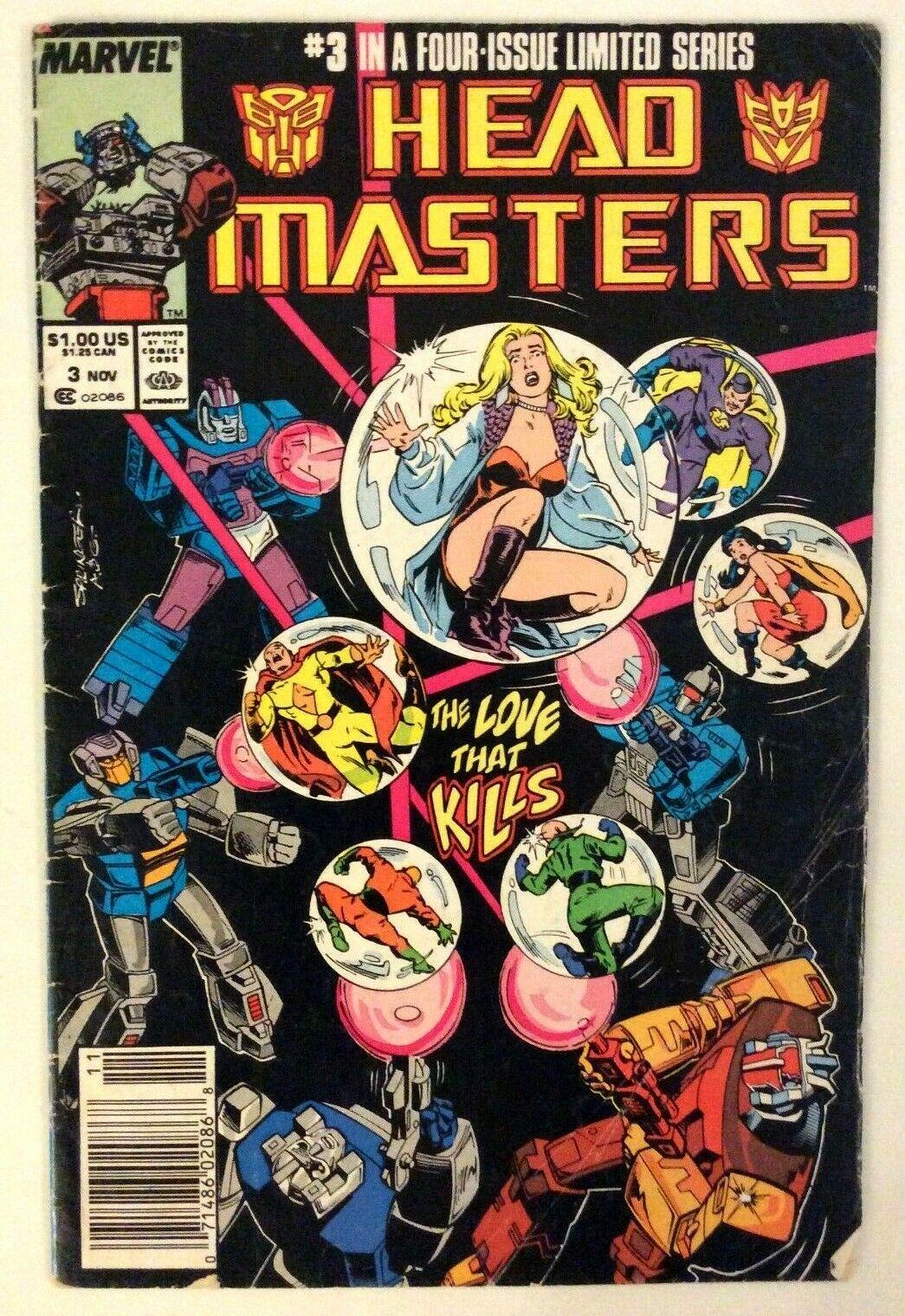 The Transformers: Headmasters #3 (1987) Comic Books The Transformers: Headmasters