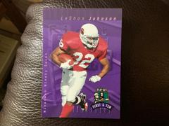 LeShon Johnson #32 Football Cards 1997 Playoff 1st & 10 Prices