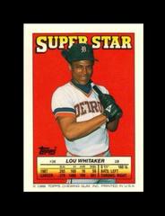 Lou Whitaker #38 Baseball Cards 1988 Topps Stickercard Prices