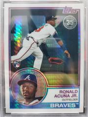 Ronald Acuna Jr. #101 Baseball Cards 2018 Topps Silver Pack 1983 Chrome Promo Prices