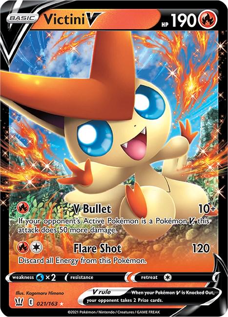 Victini V #21 Pokemon Battle Styles