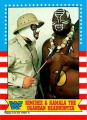 Kimchee, Kamala Wrestling Cards 1987 Topps WWF Prices