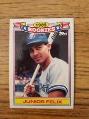 Junior Felix Baseball Cards 1990 Topps Glossy Rookies Prices