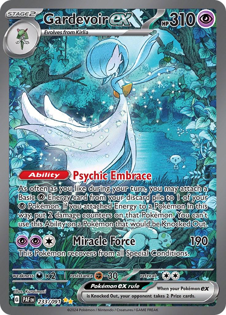 Gardevoir ex #233 Pokemon Paldean Fates