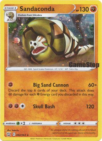 Sandaconda [Gamestop] #82 Pokemon Battle Styles