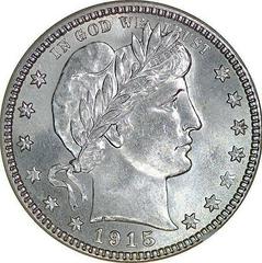 1915 S Coins Barber Quarter Prices