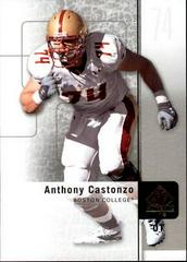 Anthony Castonzo #2 Football Cards 2011 SP Authentic Prices