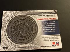Kickoff Coin Card | russell wilson Football Cards 2014 Topps NFL Kickoff Coin