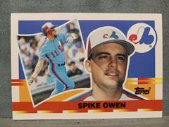 Spike Owen #25 Baseball Cards 1990 Topps Big Baseball Prices