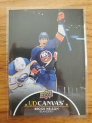 Brock Nelson [Black] Hockey Cards 2021 Upper Deck UD Canvas Prices