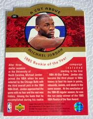 CA1 Back | Michael Jordan Basketball Cards 1996 Collector's Choice Jordan Cut Above
