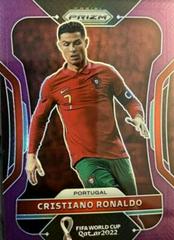 Cristiano Ronaldo [Purple] Soccer Cards 2022 Panini Prizm World Cup Prices