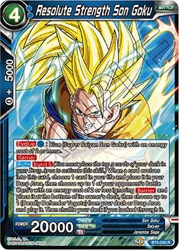 Resolute Strength Son Goku BT5-030 Dragon Ball Super Miraculous Revival