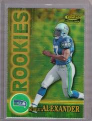 Shaun Alexander [Gold Refractor] #133 Football Cards 2000 Topps Finest Prices