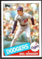 Orel Hershiser #493 Baseball Cards 1985 Topps Prices