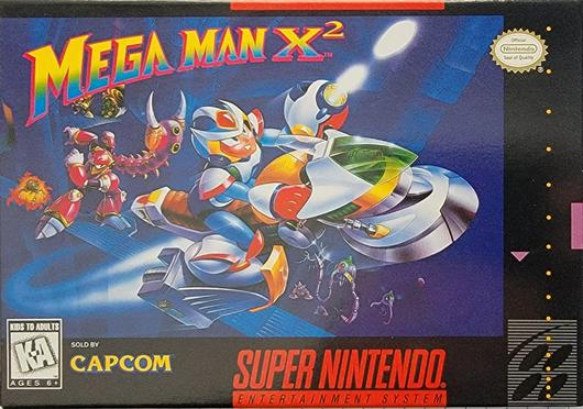 Mega Man X2 Cover Art