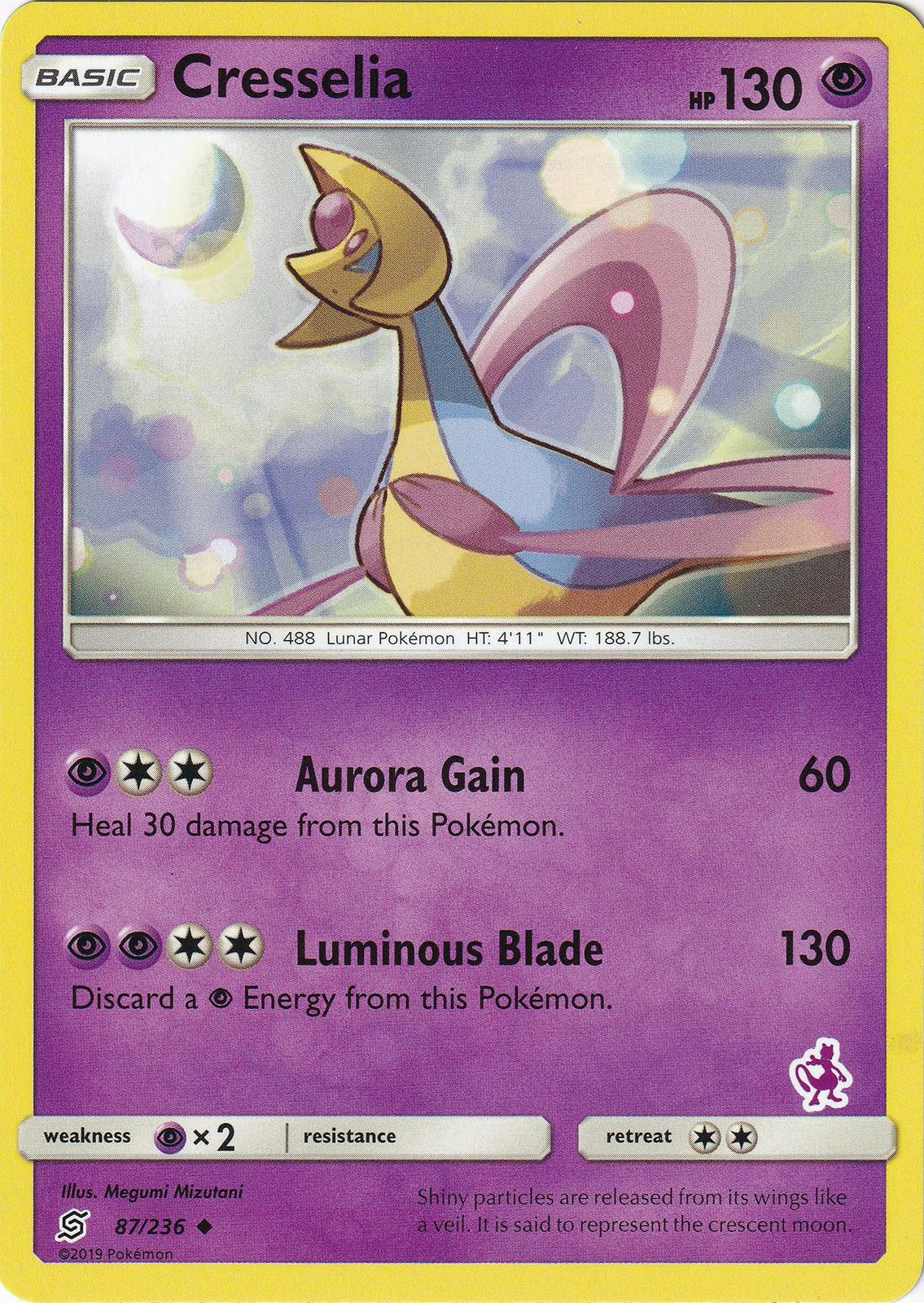 Cresselia #87 Pokemon 2020 Battle Academy