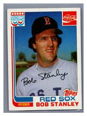 Bob Stanley #18 Baseball Cards 1982 Coca Cola Prices