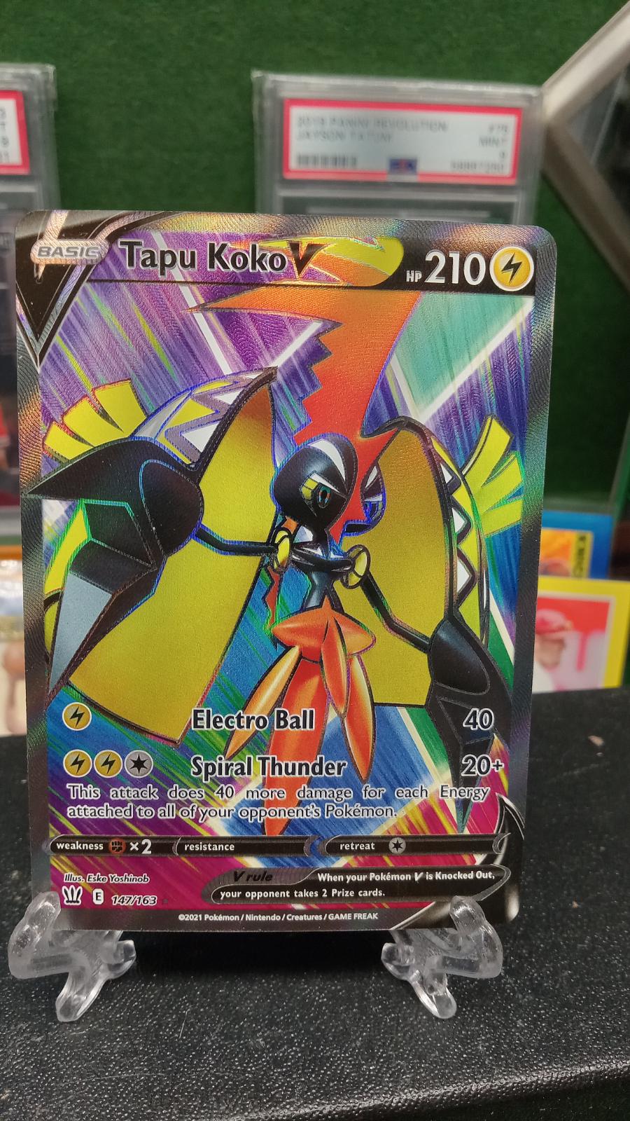 Tapu Koko V Ungraded Pokemon Battle Styles