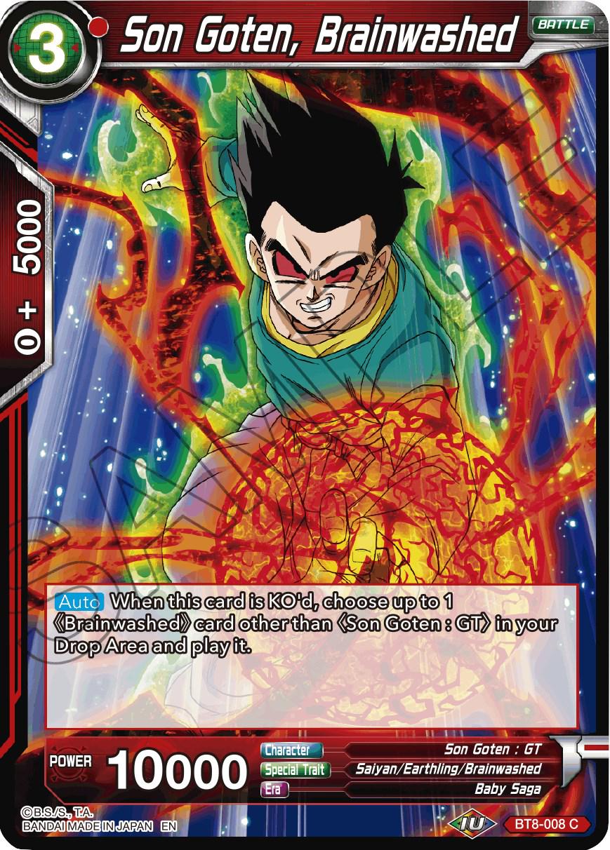 Son Goten, Brainwashed [Foil] BT8-008 Dragon Ball Super Malicious Machinations