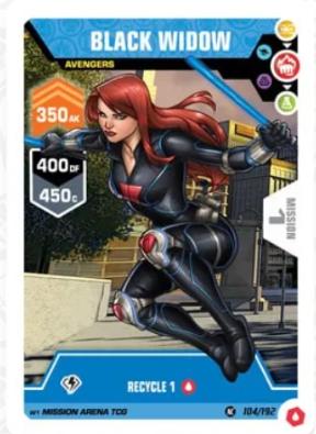 BLACK WIDOW #104 Marvel 2022 Mission Arena