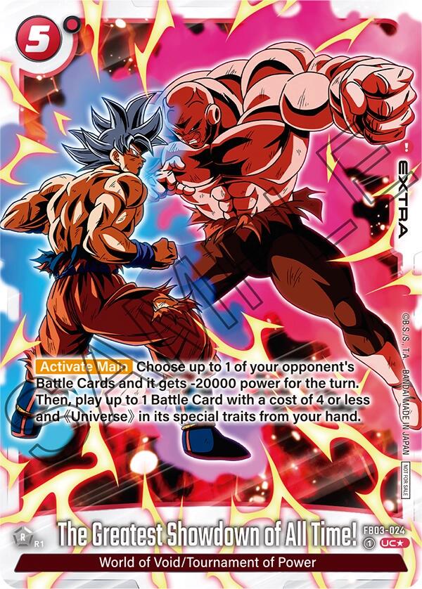 The Greatest Showdown of All Time! FB03-024 Dragon Ball Fusion World Judge Promo