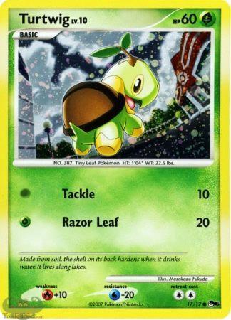 Turtwig [Holo] #17 Pokemon POP Series 6