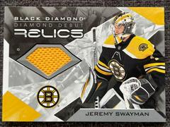 Jeremy Swayman Hockey Cards 2021 Upper Deck Black Diamond Debut Relics Prices