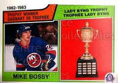 Mike Bossy [Lady Byng Trophy] Hockey Cards 1983 O-Pee-Chee Prices