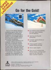 Winter Games - Back | Winter Games Atari 7800