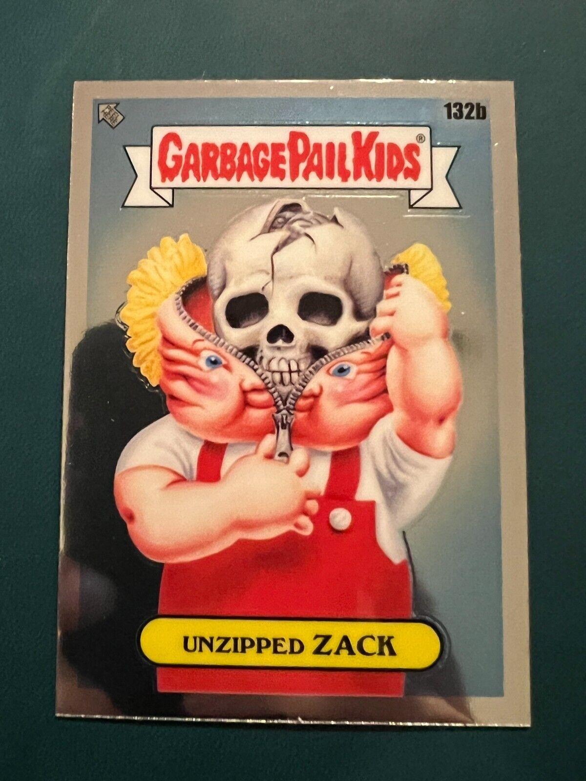 UNZIPPED ZACK #132b 2021 Garbage Pail Kids Chrome