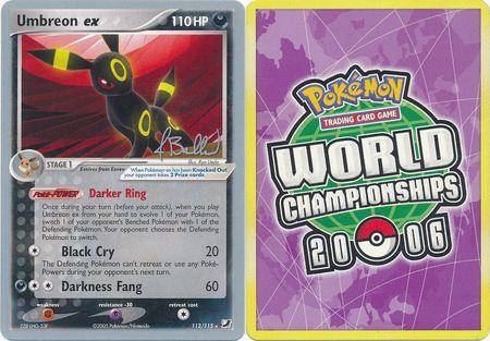 Umbreon EX #112 Pokemon World Championships 2006