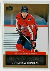 Connor McMichael [Gold] Hockey Cards 2021 Upper Deck Debut Dates Prices