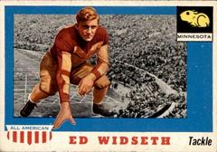 Ed Widseth #48 Football Cards 1955 Topps All American Prices