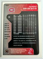 Backside | Patrice Brisebois Hockey Cards 2001 Upper Deck Victory
