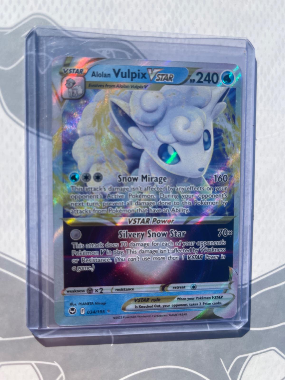 Alolan Vulpix VSTAR | Ungraded | Pokemon Silver Tempest