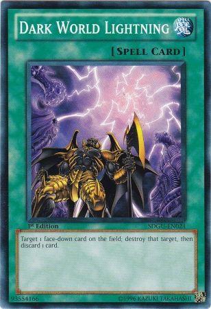 Dark World Lightning [1st Edition] SDGU-EN024 YuGiOh Structure Deck: Gates of the Underworld