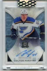 Colton Parayko #RT-CP Hockey Cards 2020 Upper Deck Clear Cut Rookie Tribute Autographs Prices