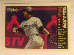 Andres Galarraga Checklist #758 Baseball Cards 1996 Collector's Choice Prices