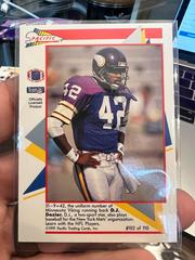 DJ Dozier Football Cards 1991 Pacific Flash Cards Prices