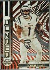 Ja'Marr Chase #7 Football Cards 2023 Panini Illusions Amazing Prices