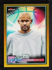 Grant Hill [Gold Refractor] Basketball Cards 2021 Topps Finest Prices