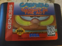 Cartridge (Front) | Garfield Caught in the Act Sega Genesis
