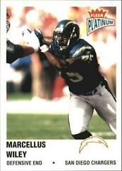 Marcellus Wiley [Finish] #119 Football Cards 2003 Fleer Platinum Prices
