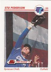 Stu Pederson #512 Baseball Cards 1991 Impel Line Drive Prices