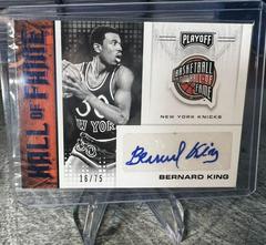 Bernard King [Blue] #HOF-BKI Basketball Cards 2020 Panini Chronicles Hall of Fame Autographs Prices